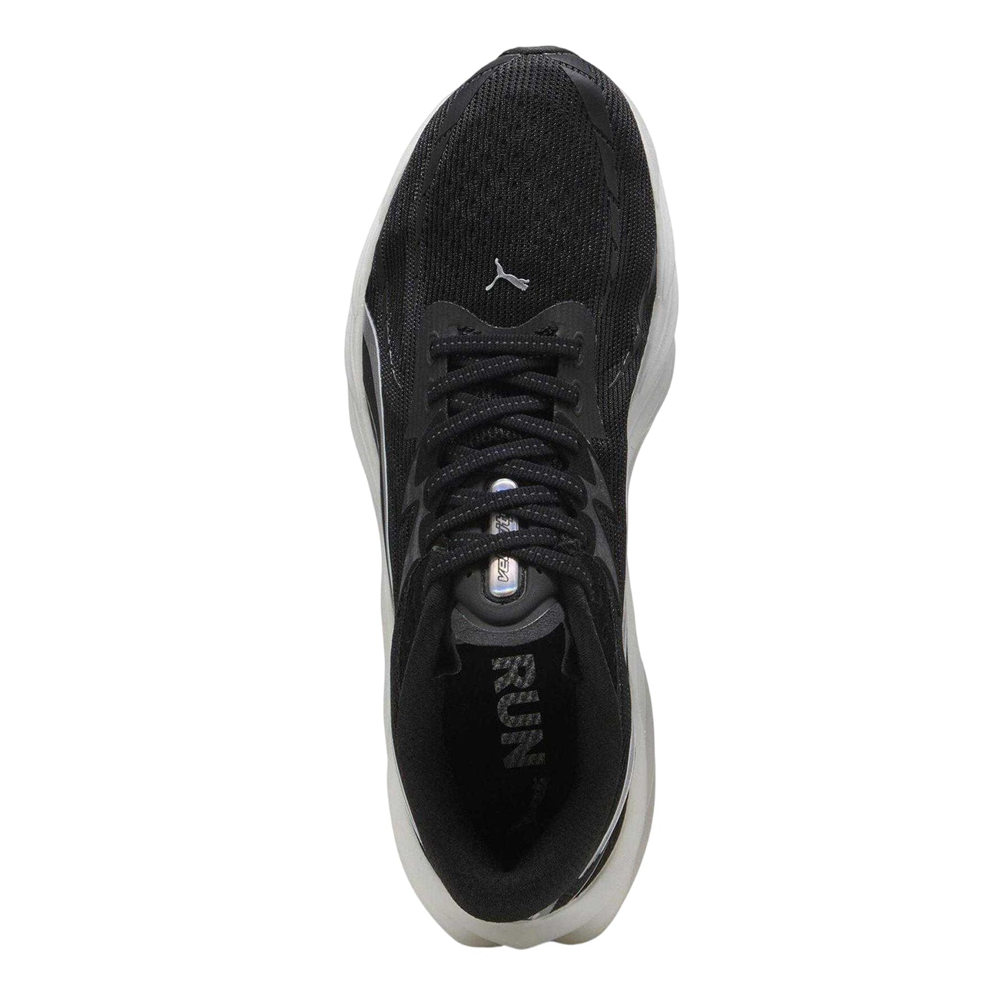 Black-White - Side - Puma Mens Velocity Nitro 4 Trainers
