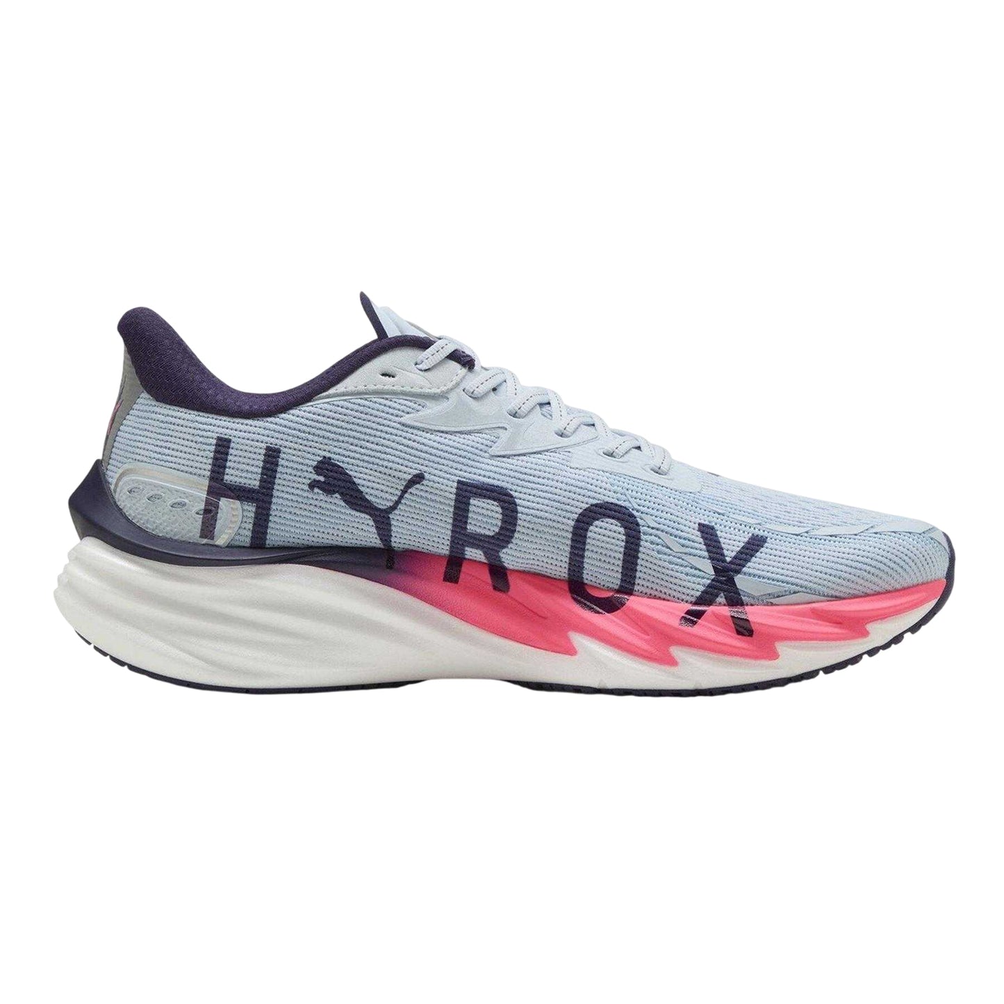 Pink-Light Blue - Front - Puma Mens Velocity Nitro 4 Trainers