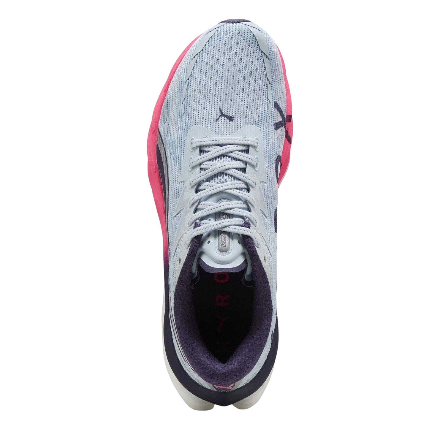 Pink-Light Blue - Side - Puma Mens Velocity Nitro 4 Trainers