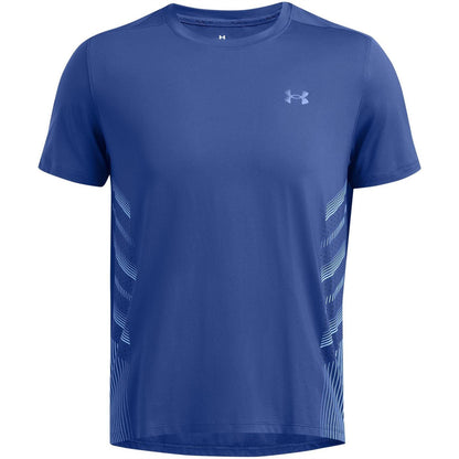 Blue - Front - Under Armour Mens Launch Elite Graphic Print Lightweight T-Shirt