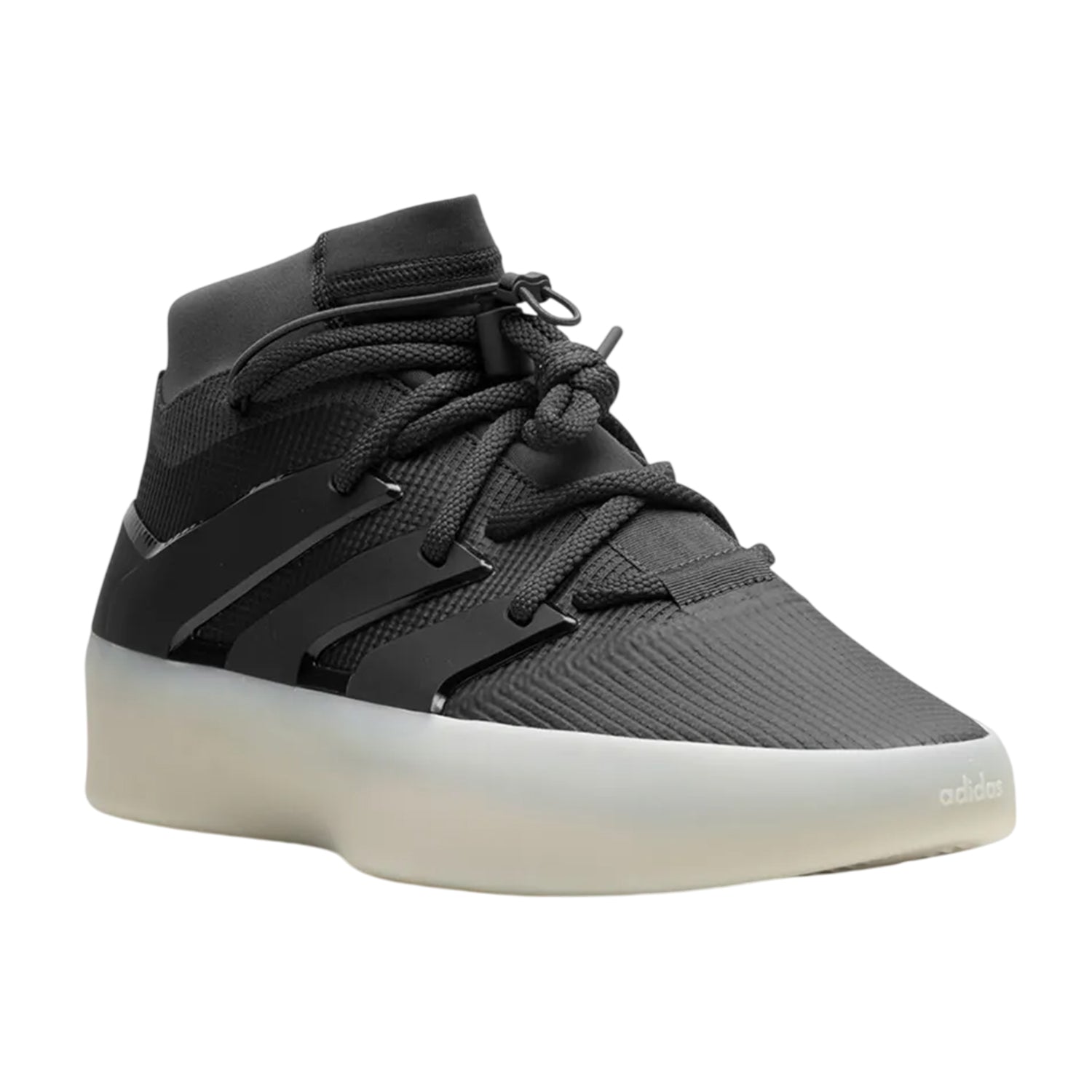Carbon - Side - Adidas Mens Fear Of God Flat High Top Trainers