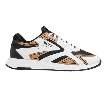 Beige - Front - Boss Mens Titanium Trainers