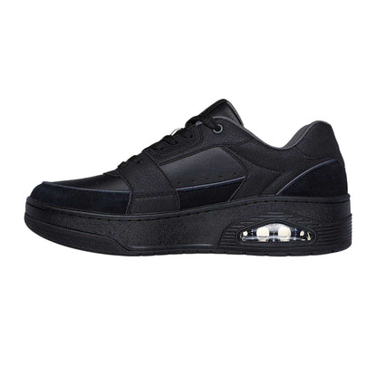 Black - Back - Skechers Mens Suede Trainers