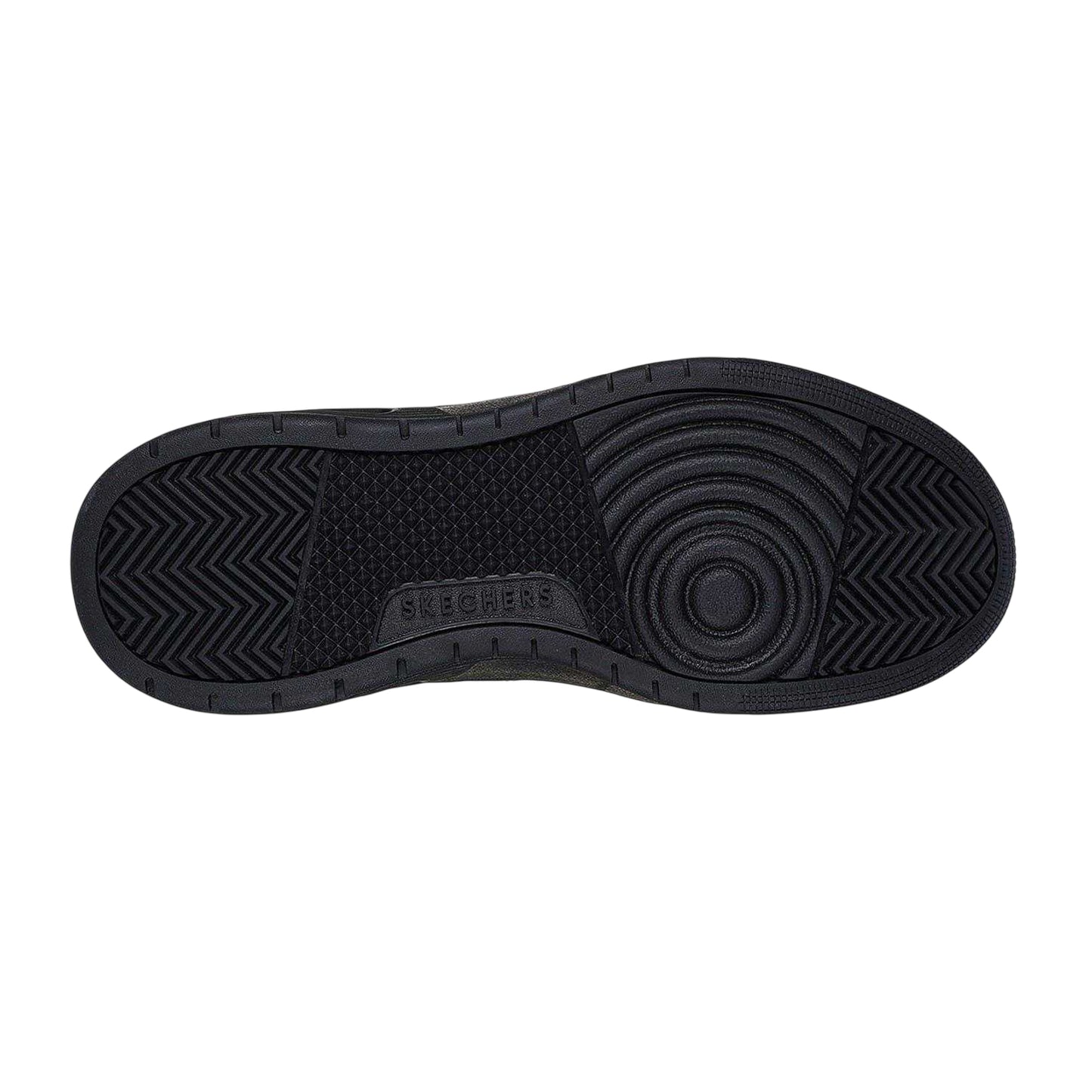 Black - Lifestyle - Skechers Mens Suede Trainers