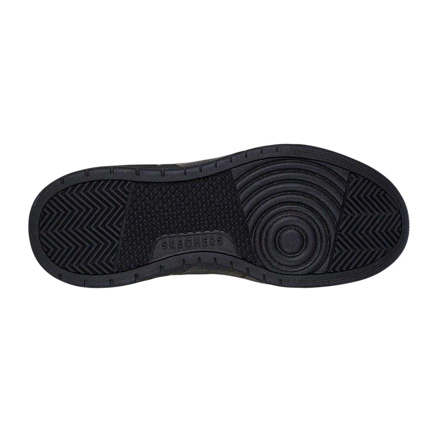Black - Lifestyle - Skechers Mens Suede Trainers