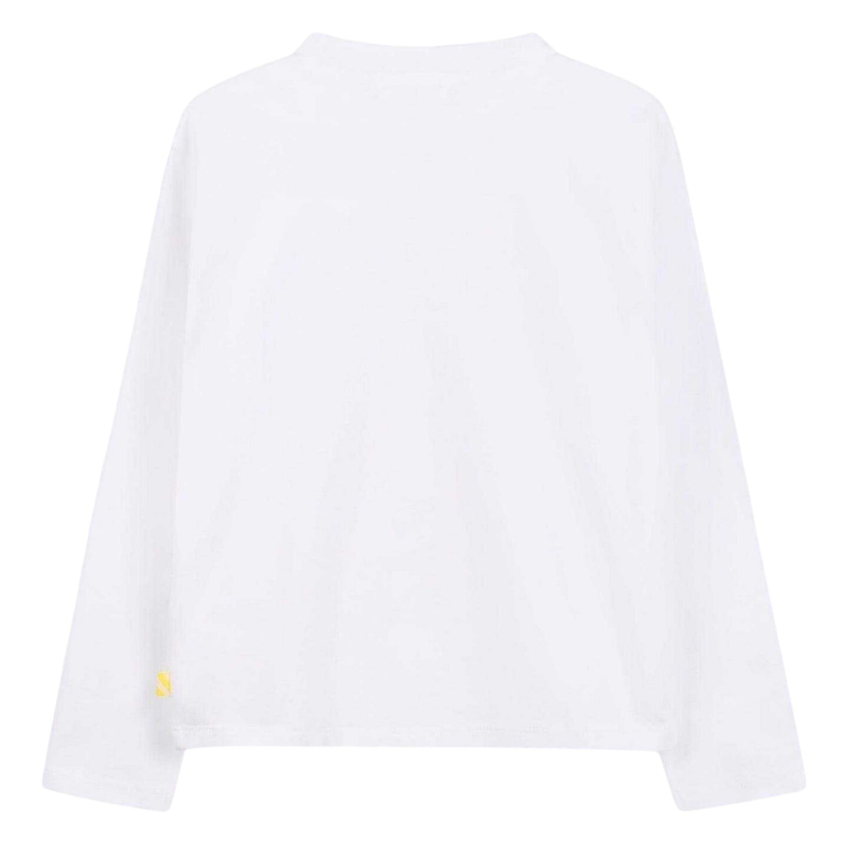 White - Back - Billieblush Girls Heart Regular Long-Sleeved T-Shirt