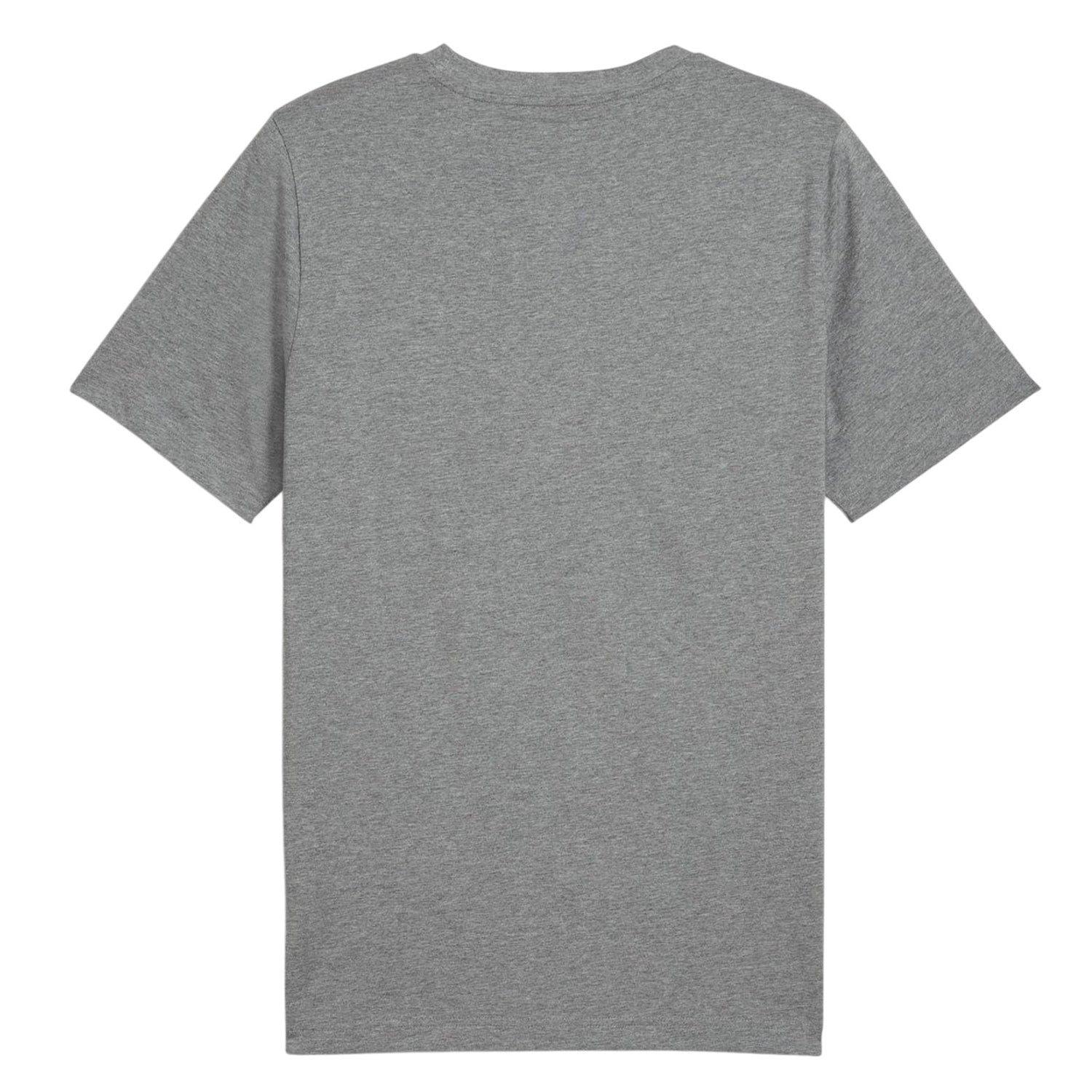 Grey Heather - Back - Puma Mens ESS No.1 Logo Regular T-Shirt