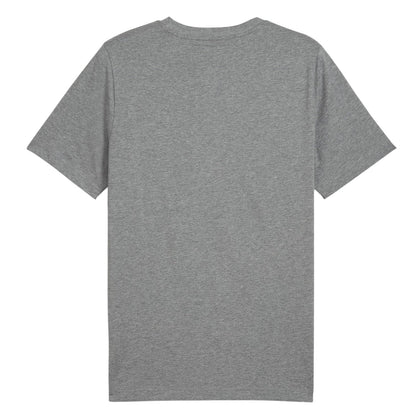 Grey Heather - Back - Puma Mens ESS No.1 Logo Regular T-Shirt