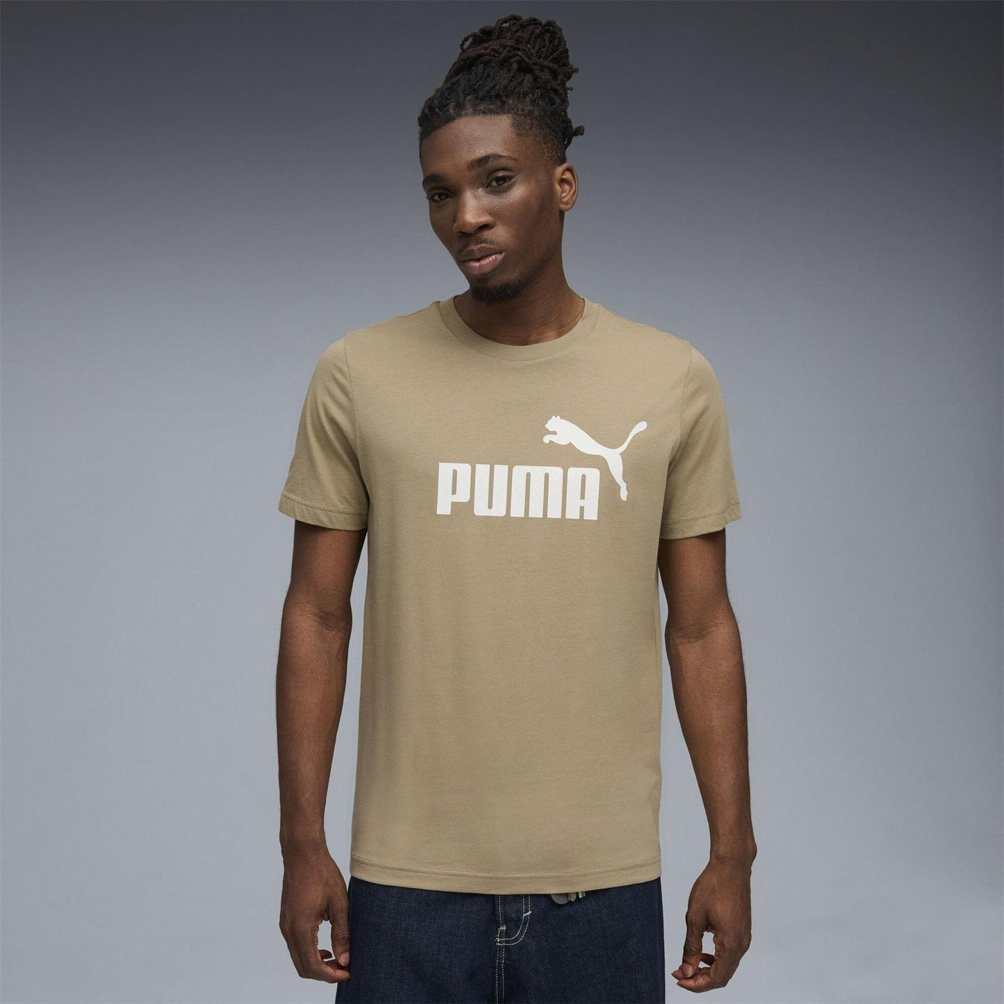 Iced Coffee - Side - Puma Mens ESS No.1 Logo Regular T-Shirt