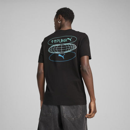 Puma Black - Side - Puma Mens ESS No.1 Logo Regular T-Shirt
