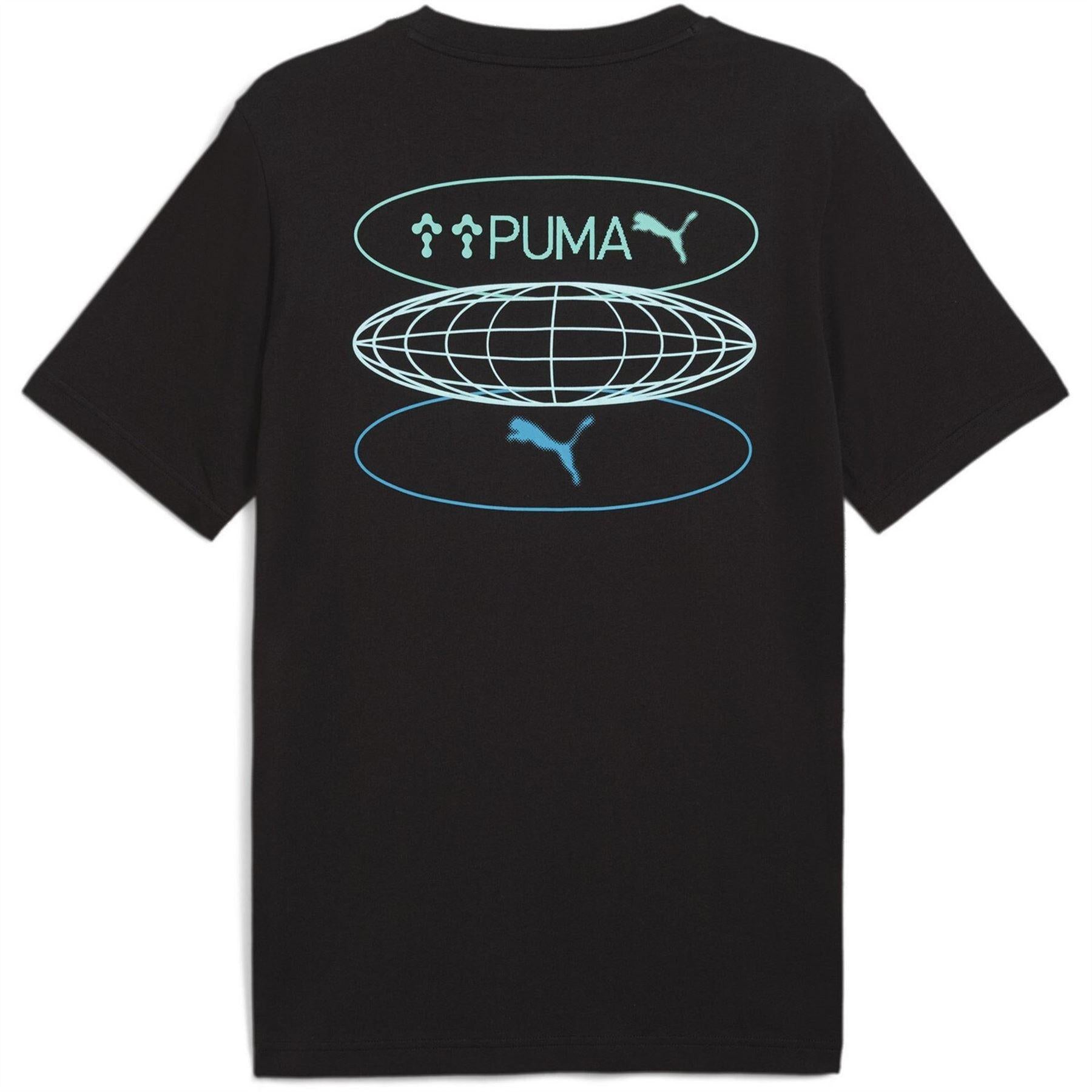 Puma Black - Pack Shot - Puma Mens ESS No.1 Logo Regular T-Shirt