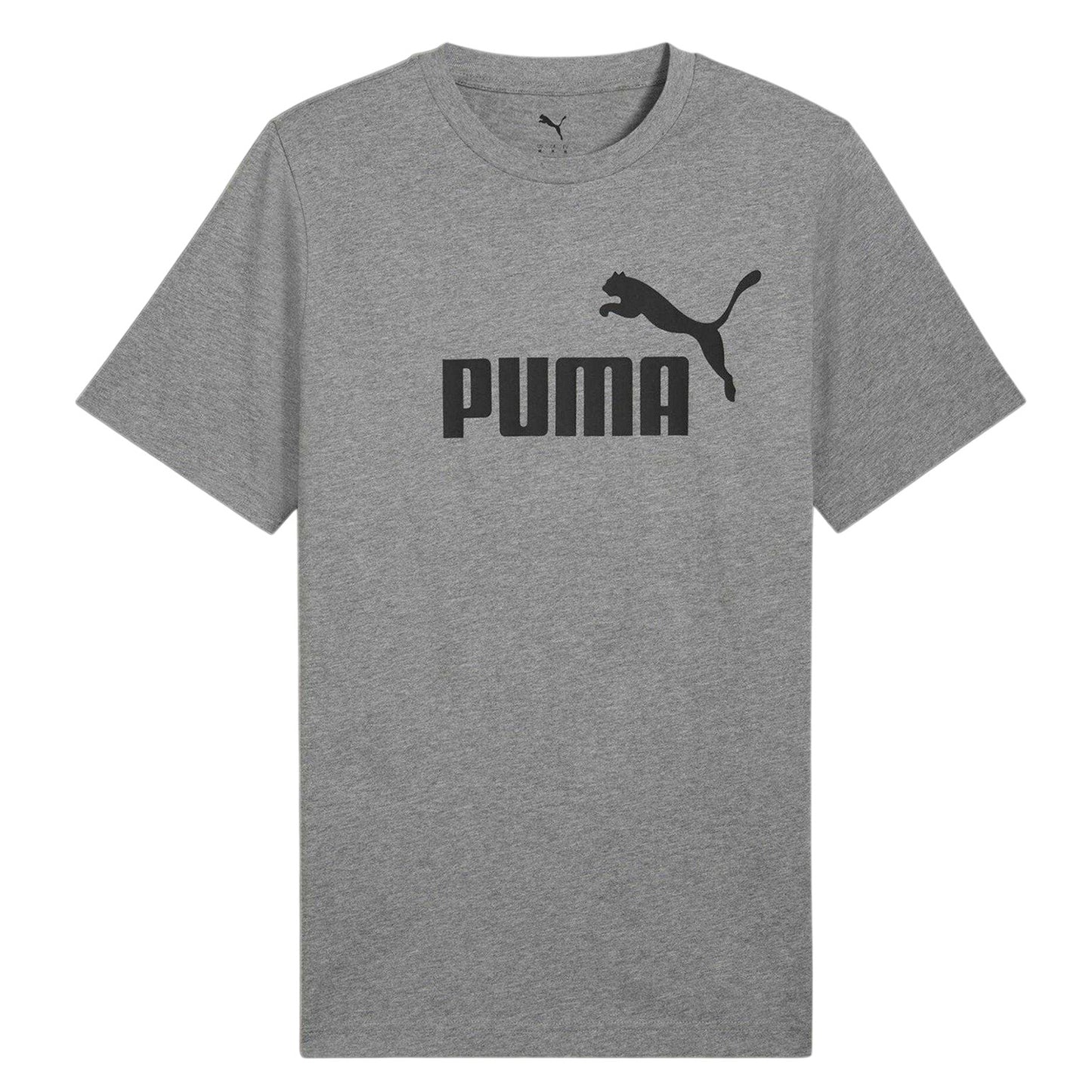 Grey Heather - Front - Puma Mens ESS No.1 Logo Regular T-Shirt