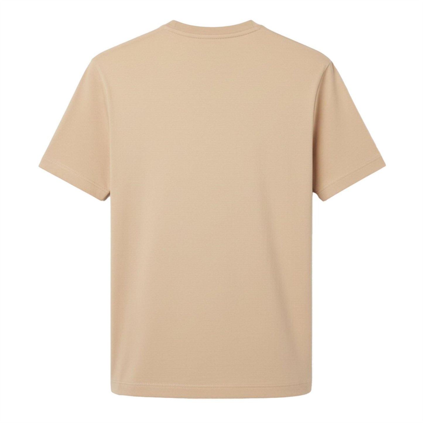 Beige - Back - Lacoste Mens Interlock Slim T-Shirt