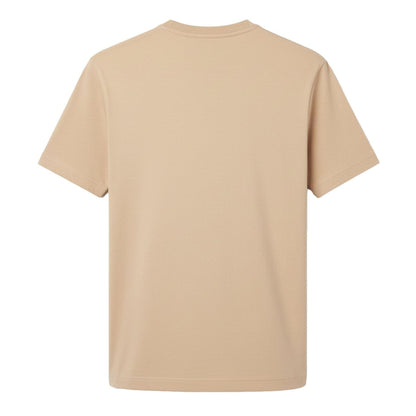 Beige - Back - Lacoste Mens Interlock Slim T-Shirt