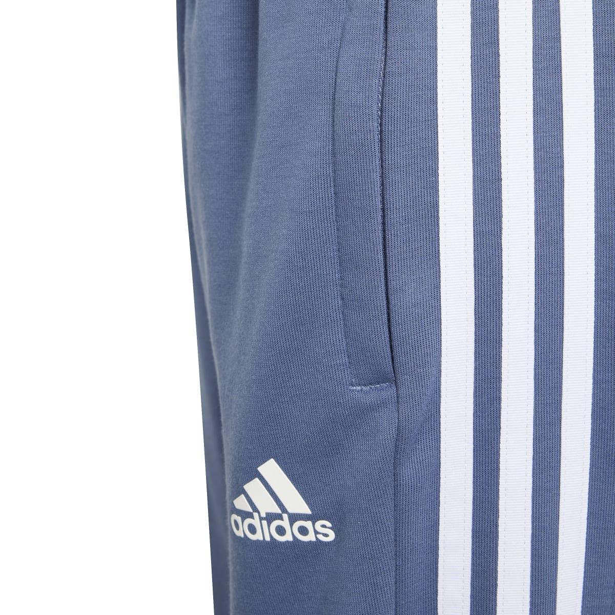 Blue - Side - Adidas Childrens-Kids Tiro Tracksuit Bottoms