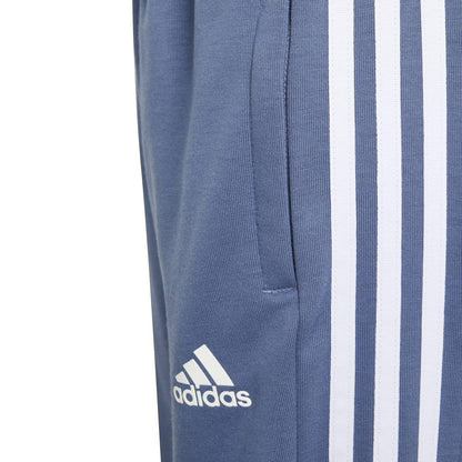 Blue - Side - Adidas Childrens-Kids Tiro Tracksuit Bottoms