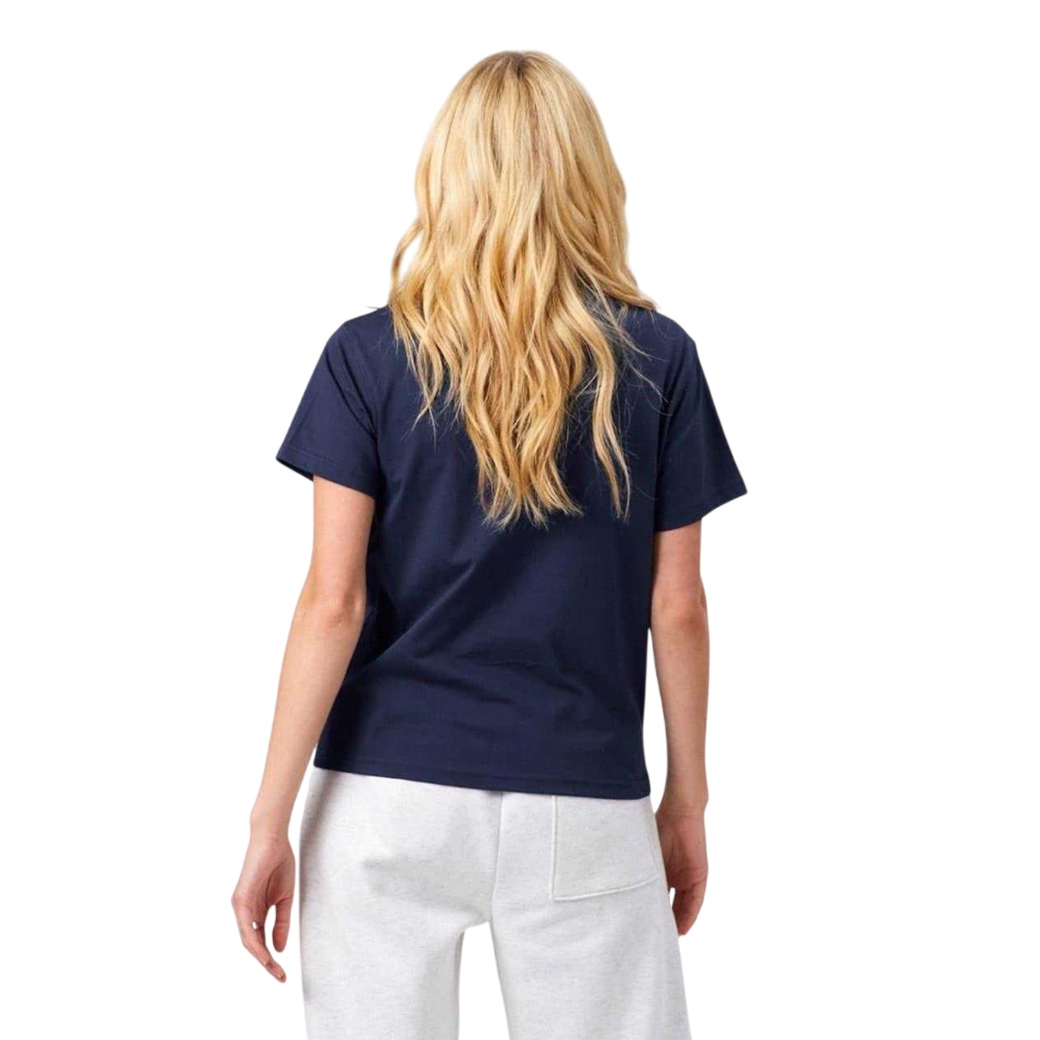 Midnight Blue - Back - Original Creator Womens-Ladies Synchronicity Plain Classic T-Shirt