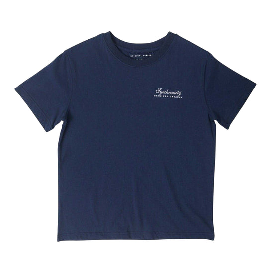 Midnight Blue - Front - Original Creator Womens-Ladies Synchronicity Plain Classic T-Shirt