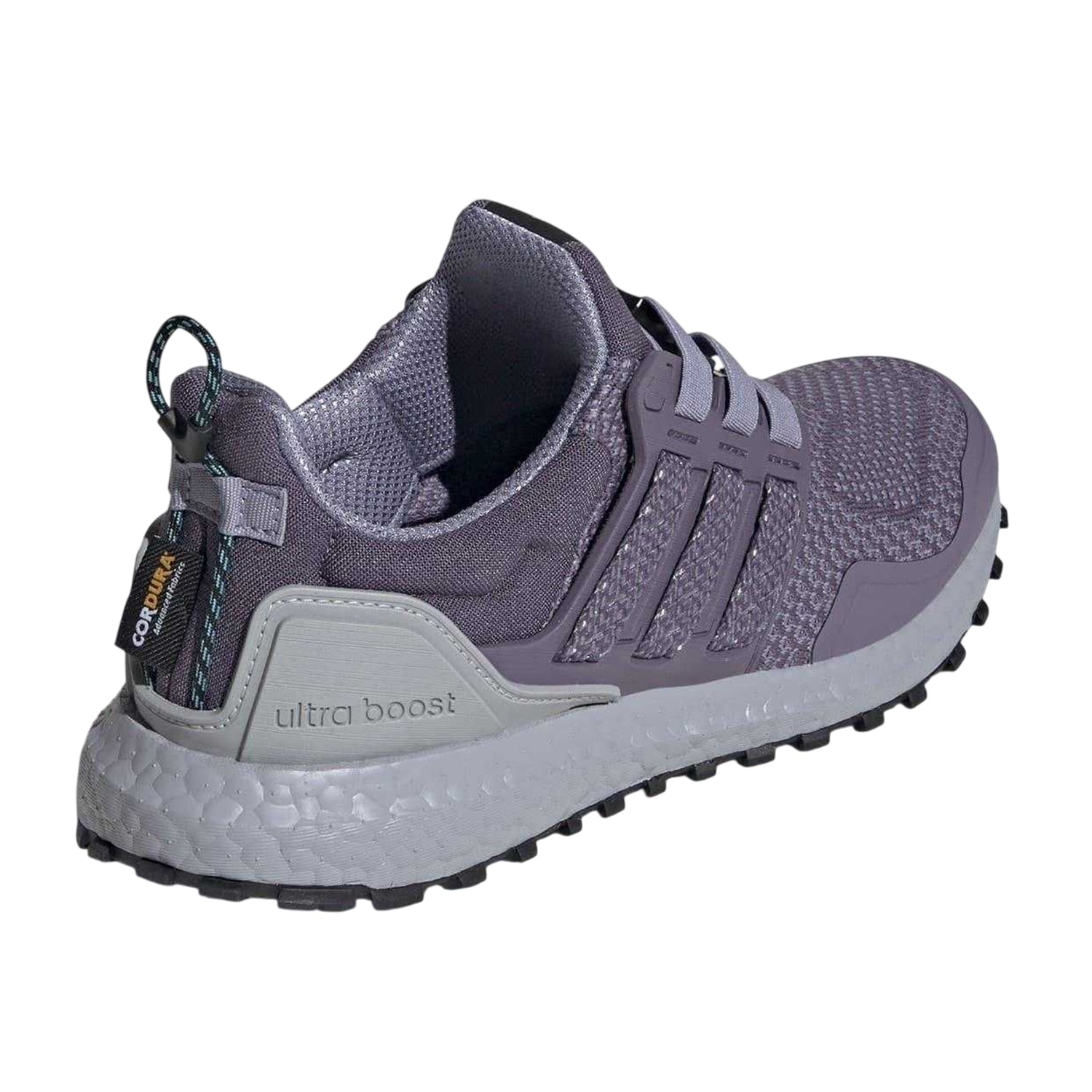 Purple-Silver - Back - Adidas Womens-Ladies Ultraboost Trainers