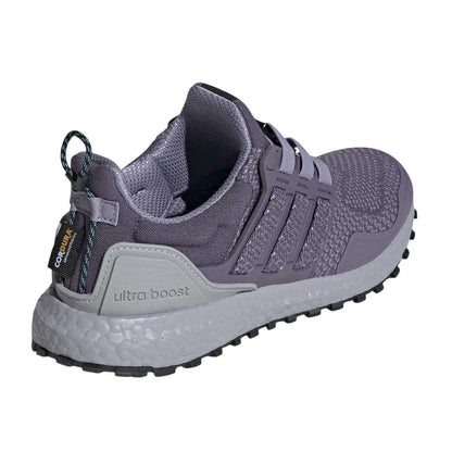 Purple-Silver - Back - Adidas Womens-Ladies Ultraboost Trainers