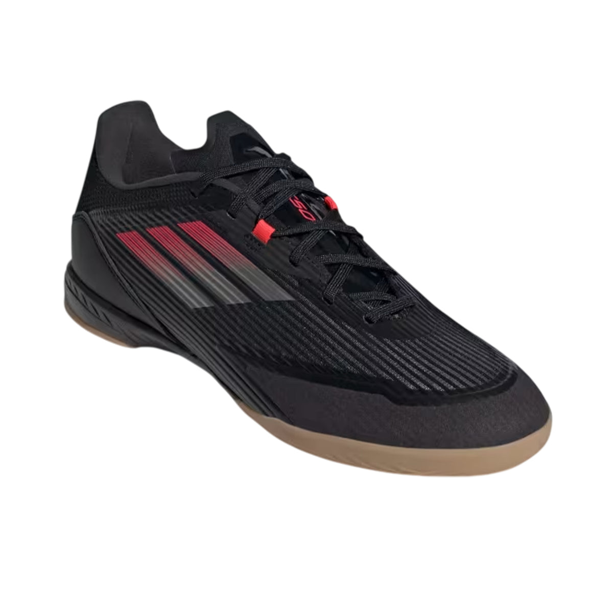 Black-Iron-Red - Close up - Adidas Mens F50 League Graphic Print Indoor Football Shoes