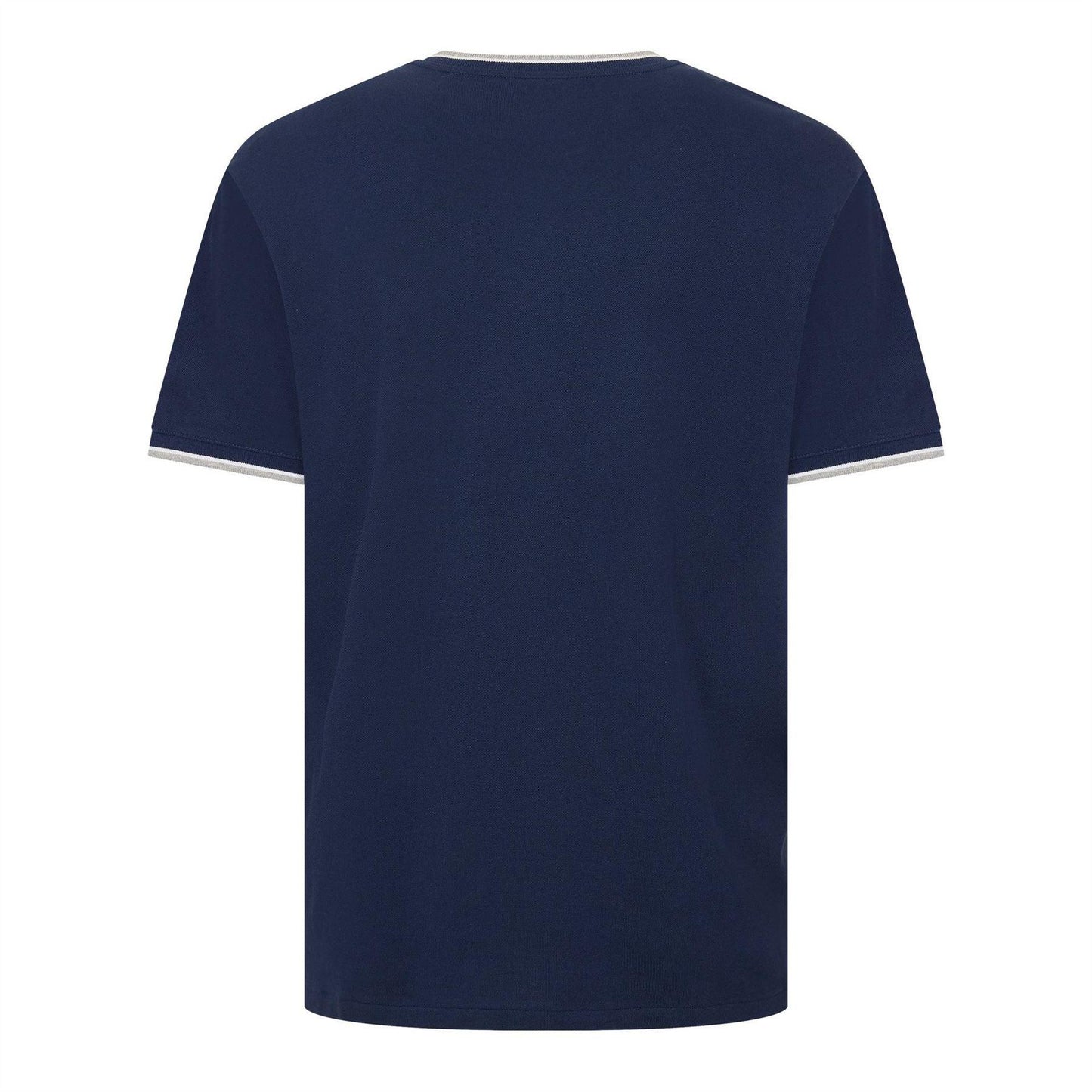 Navy - Back - Ralph Lauren Mens Tipped Cotton T-Shirt