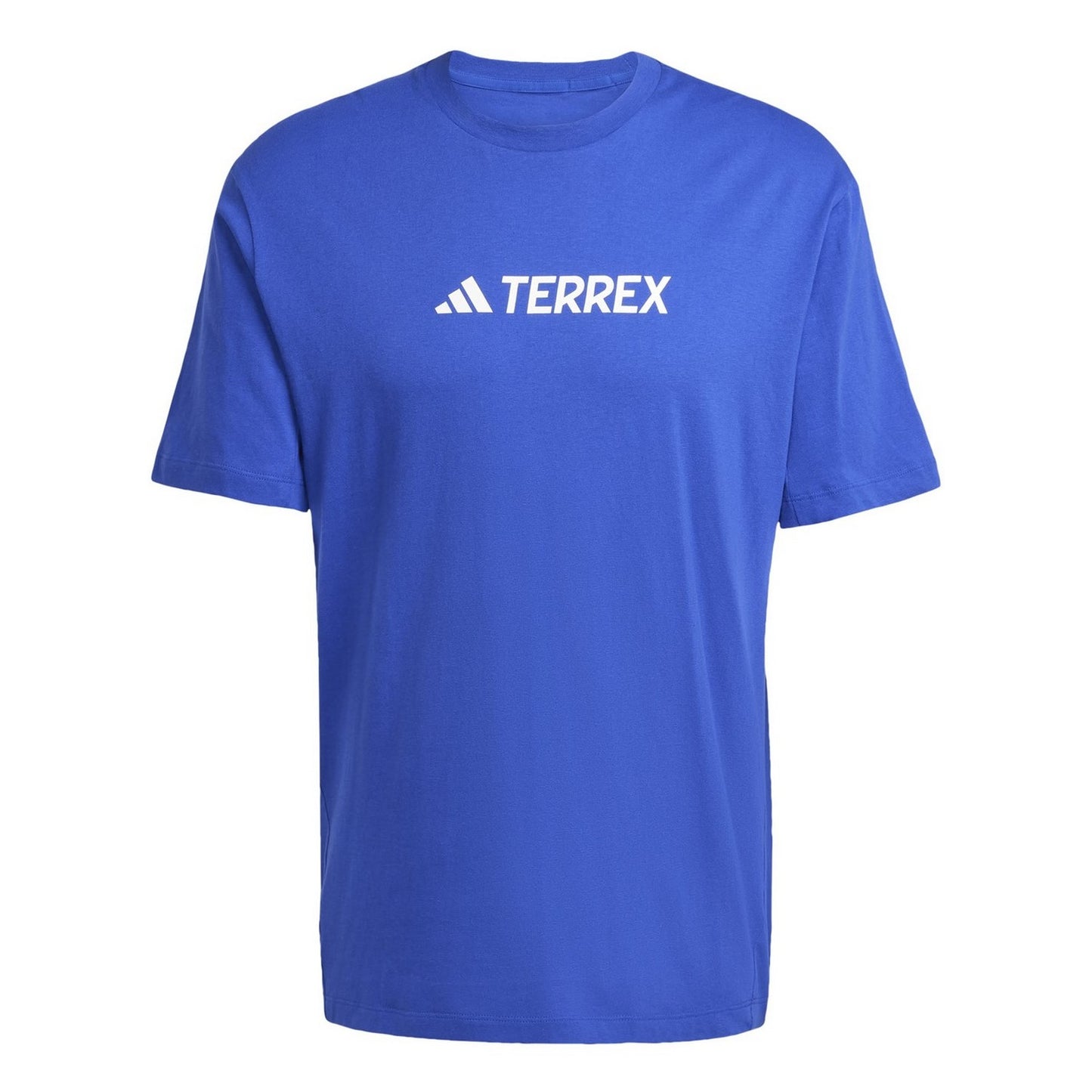 Lucid Blue - Front - Adidas Mens Terrex Logo T-Shirt