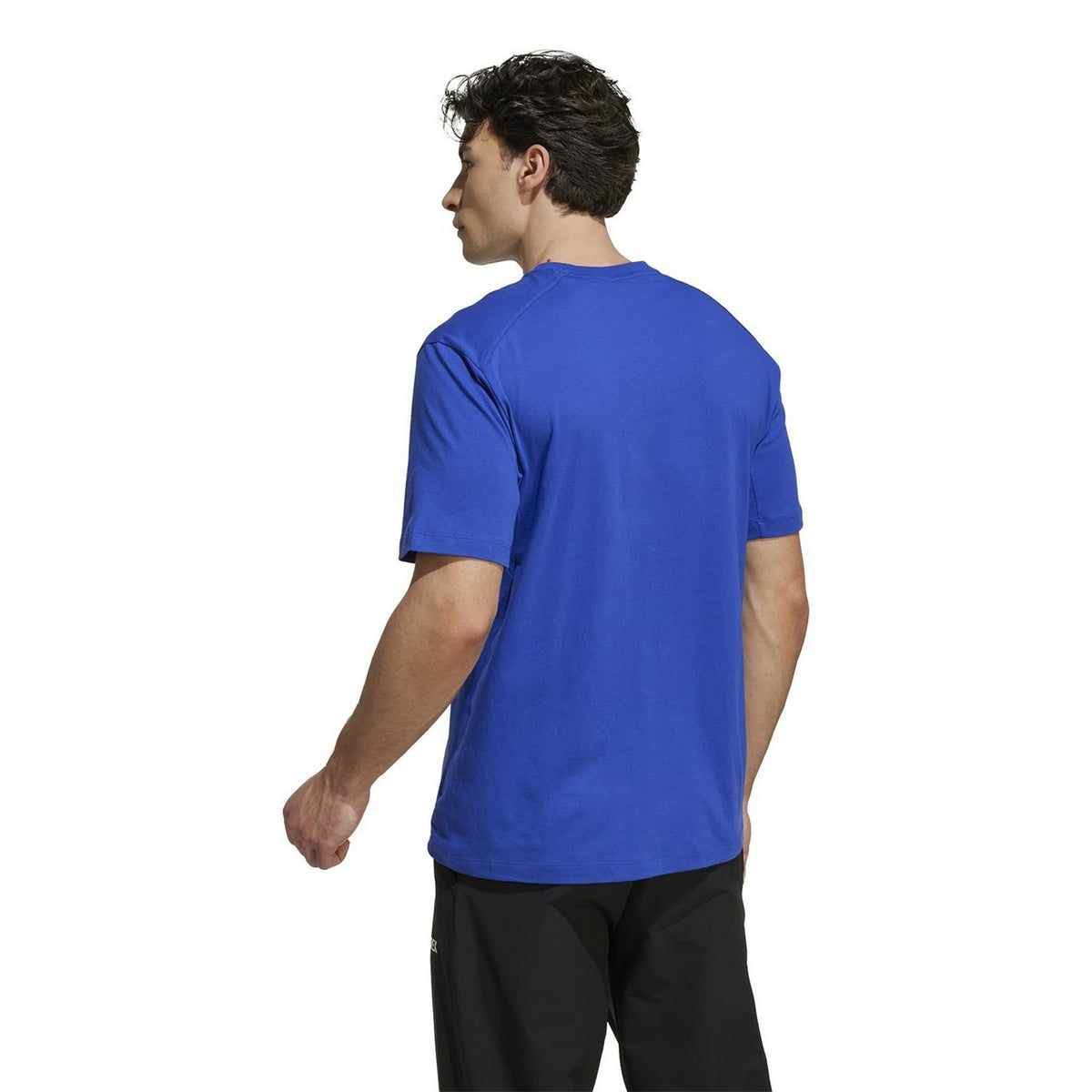Lucid Blue - Back - Adidas Mens Terrex Logo T-Shirt