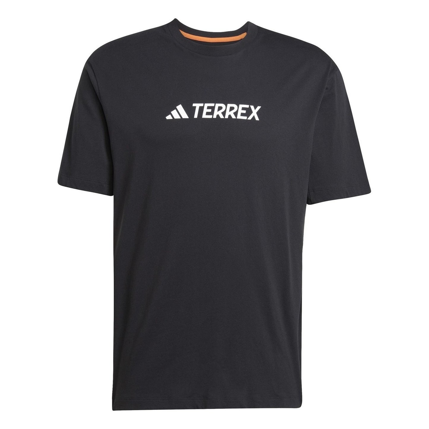 Black - Front - Adidas Mens Terrex Logo T-Shirt