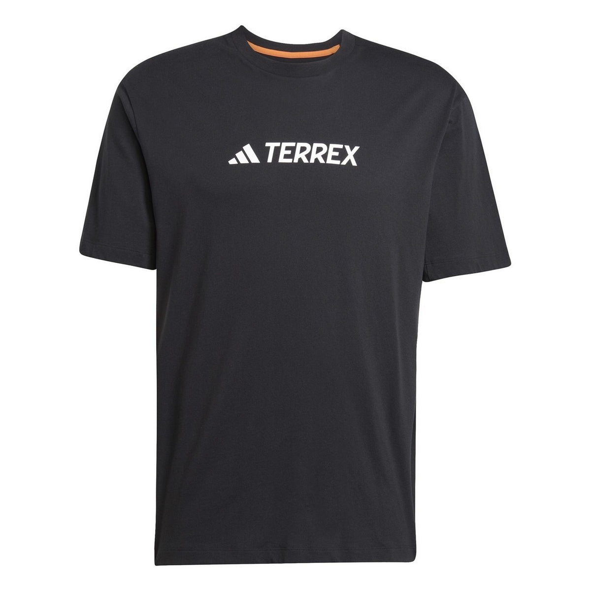 Black - Front - Adidas Mens Terrex Logo T-Shirt