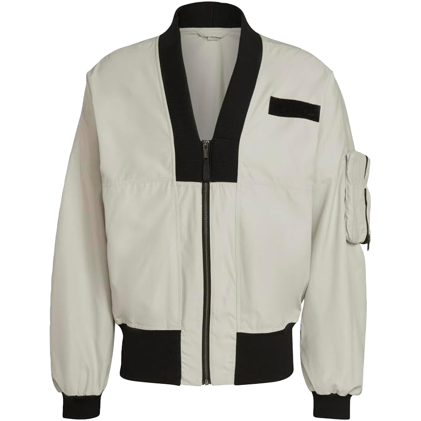 Natural - Front - Adidas Mens Parley Bomber Jacket