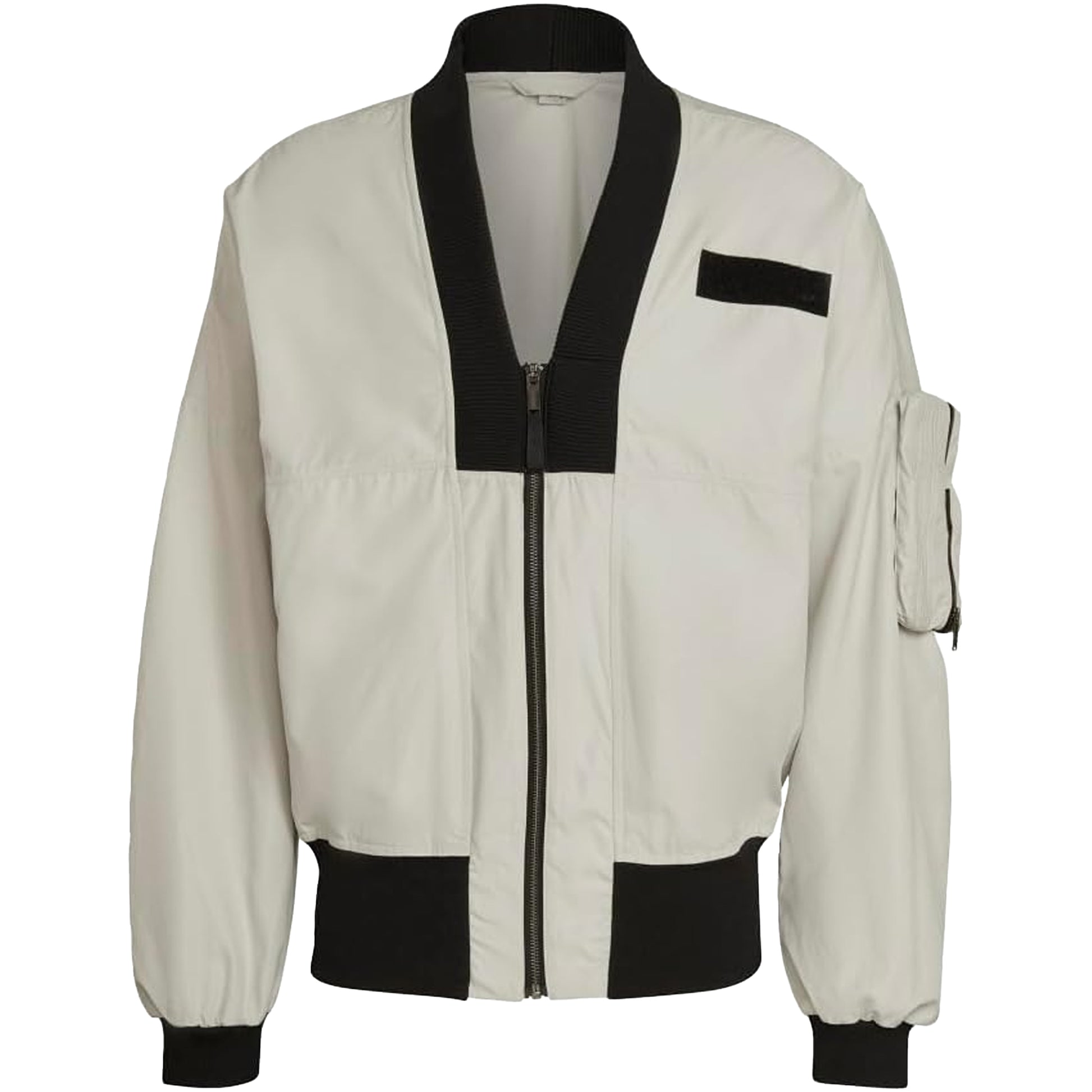 Natural - Front - Adidas Mens Parley Bomber Jacket