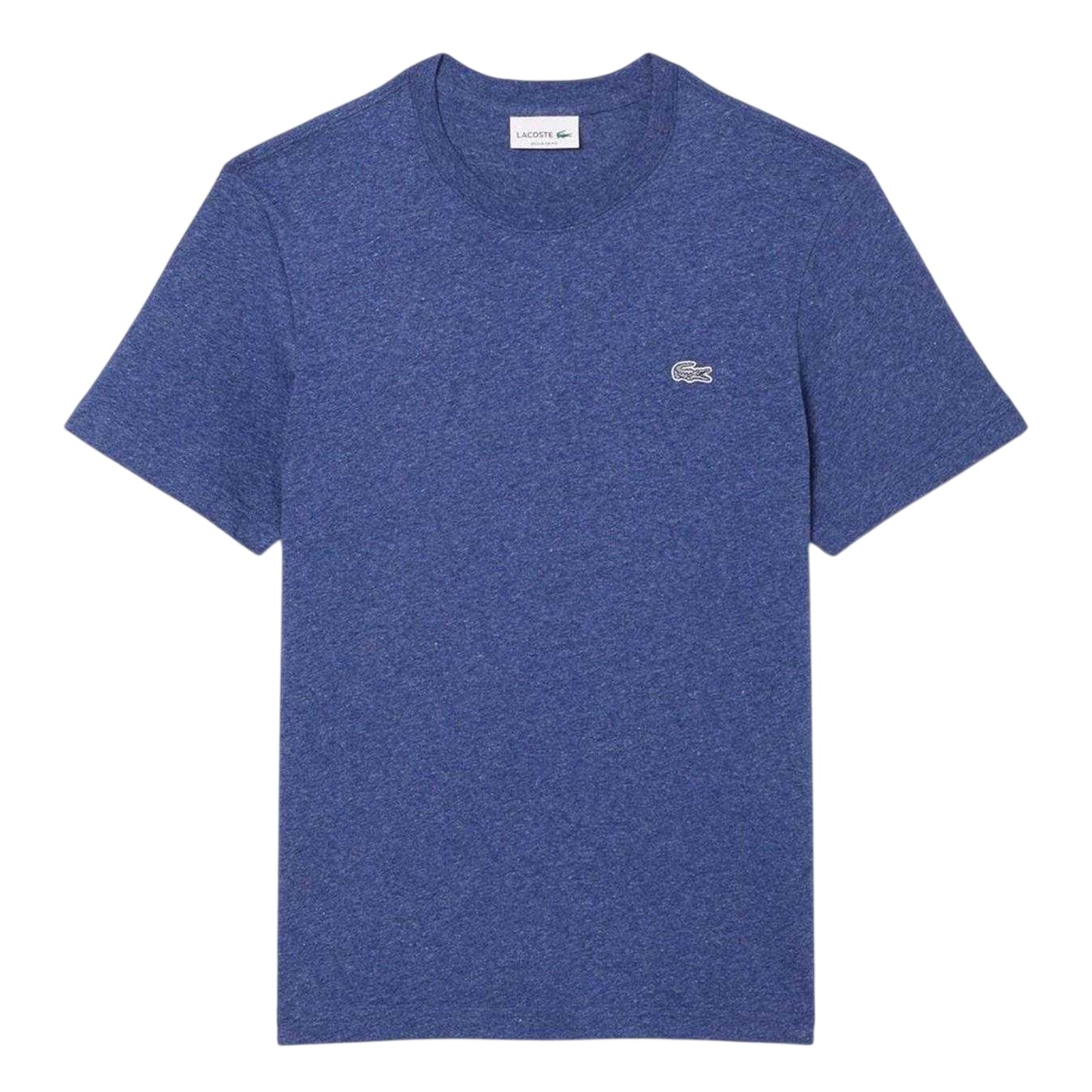 Navy - Front - Lacoste Mens Mercerised Cotton T-Shirt