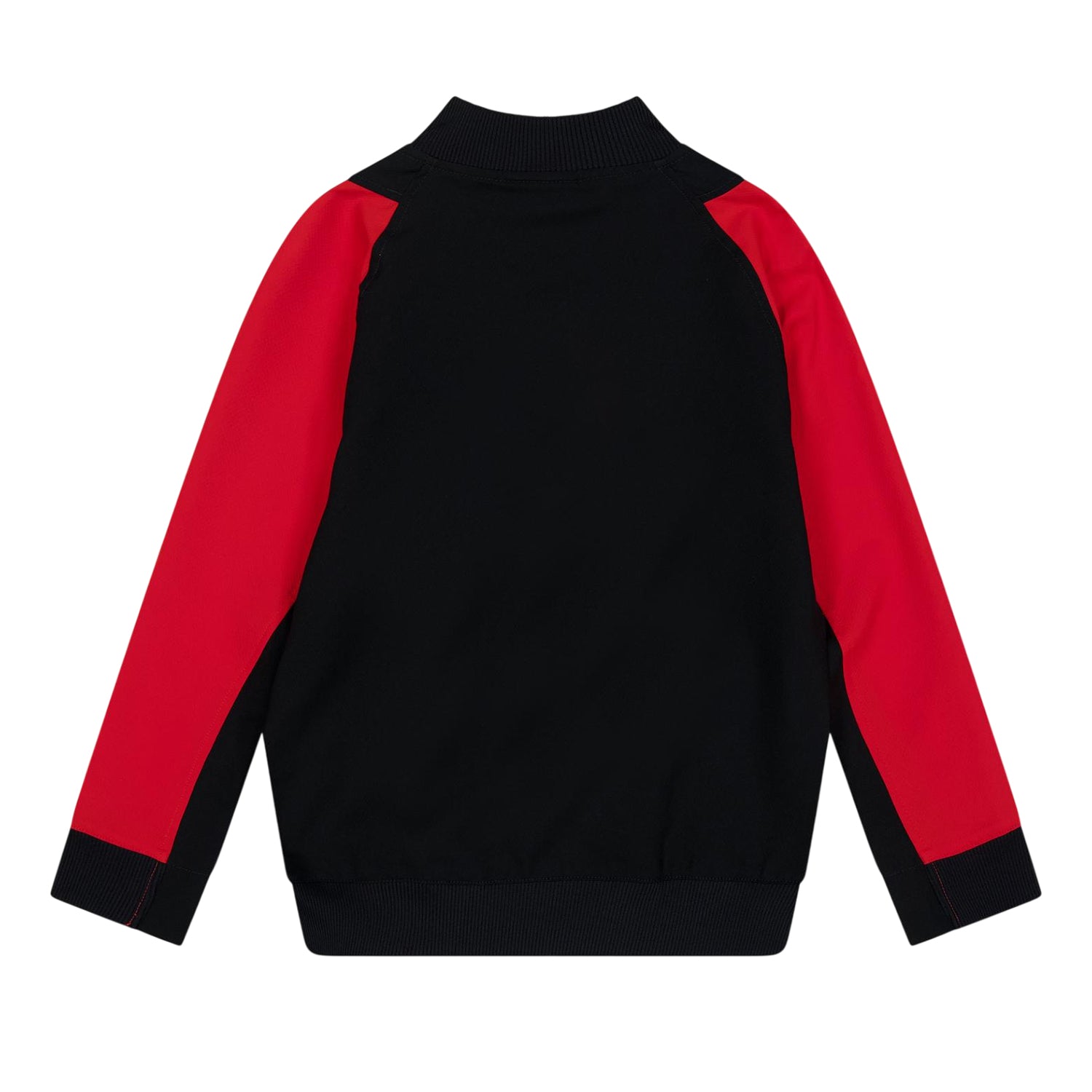 Black - Back - Warrior Childrens-Kids Colour Block Quarter Zip Track Top