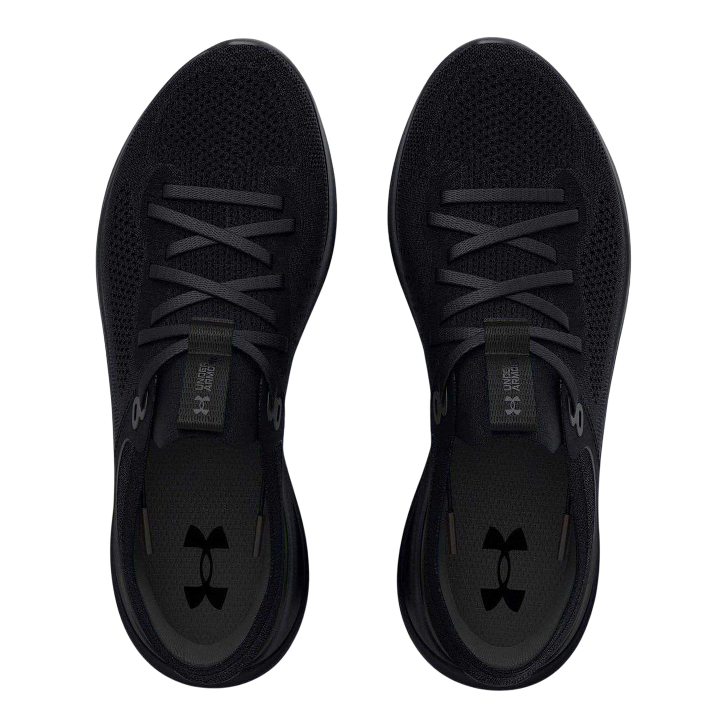 Black - Side - Under Armour Womens-Ladies Flow Synchronicity Trainers