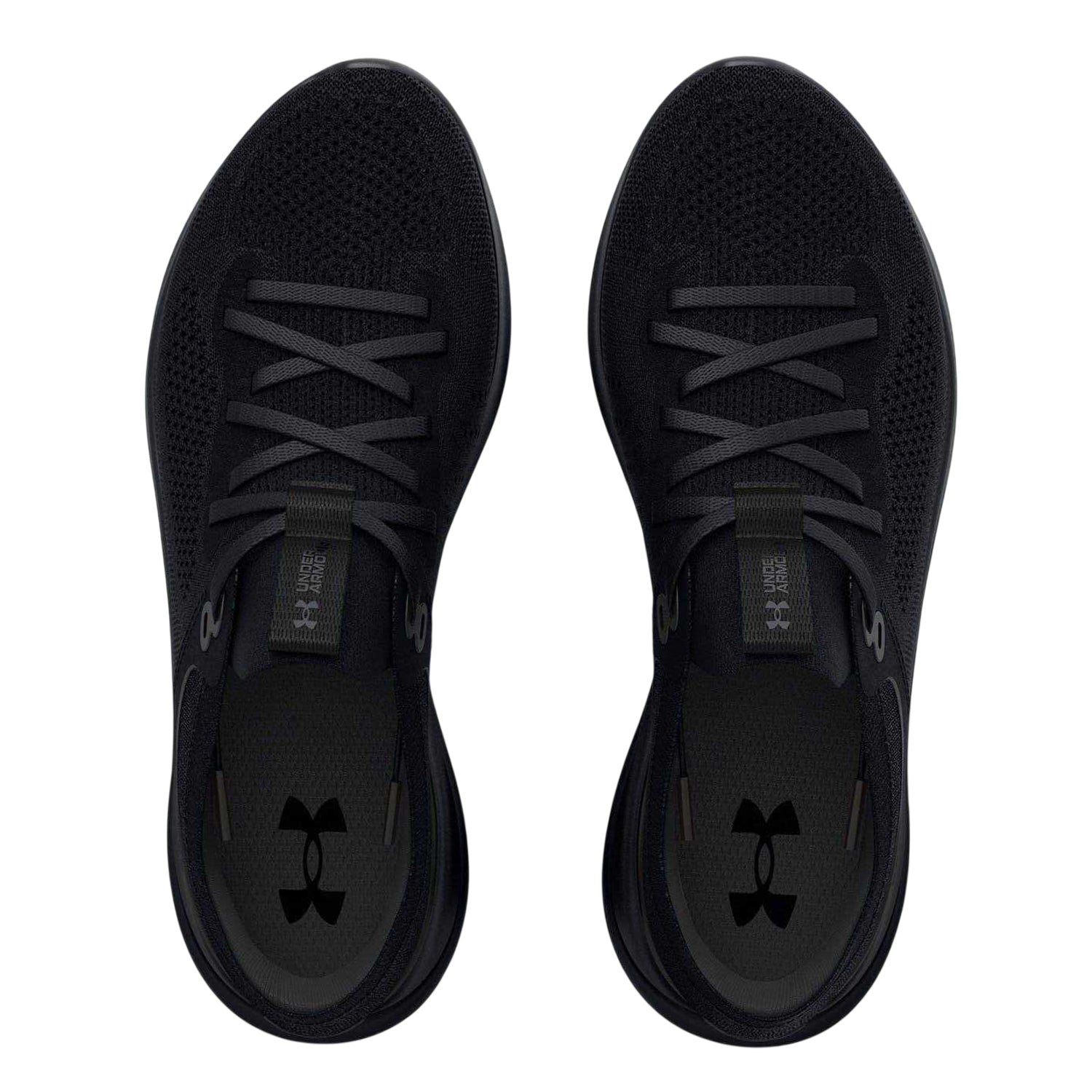 Black - Side - Under Armour Womens-Ladies Flow Synchronicity Trainers