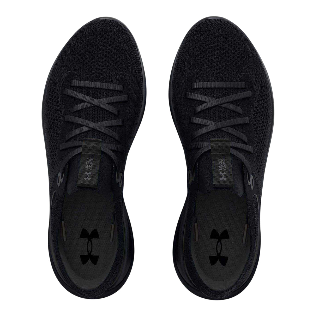 Black - Side - Under Armour Womens-Ladies Flow Synchronicity Trainers