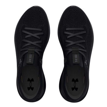 Black - Side - Under Armour Womens-Ladies Flow Synchronicity Trainers