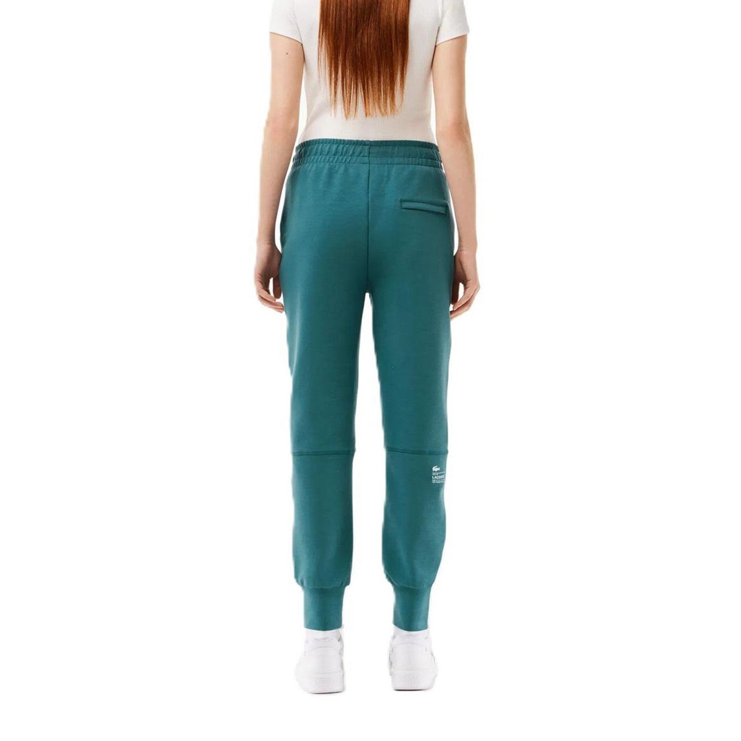Hydro Teal - Back - Lacoste Womens-Ladies Active Jogging Bottoms