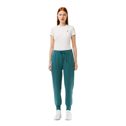 Hydro Teal - Side - Lacoste Womens-Ladies Active Jogging Bottoms