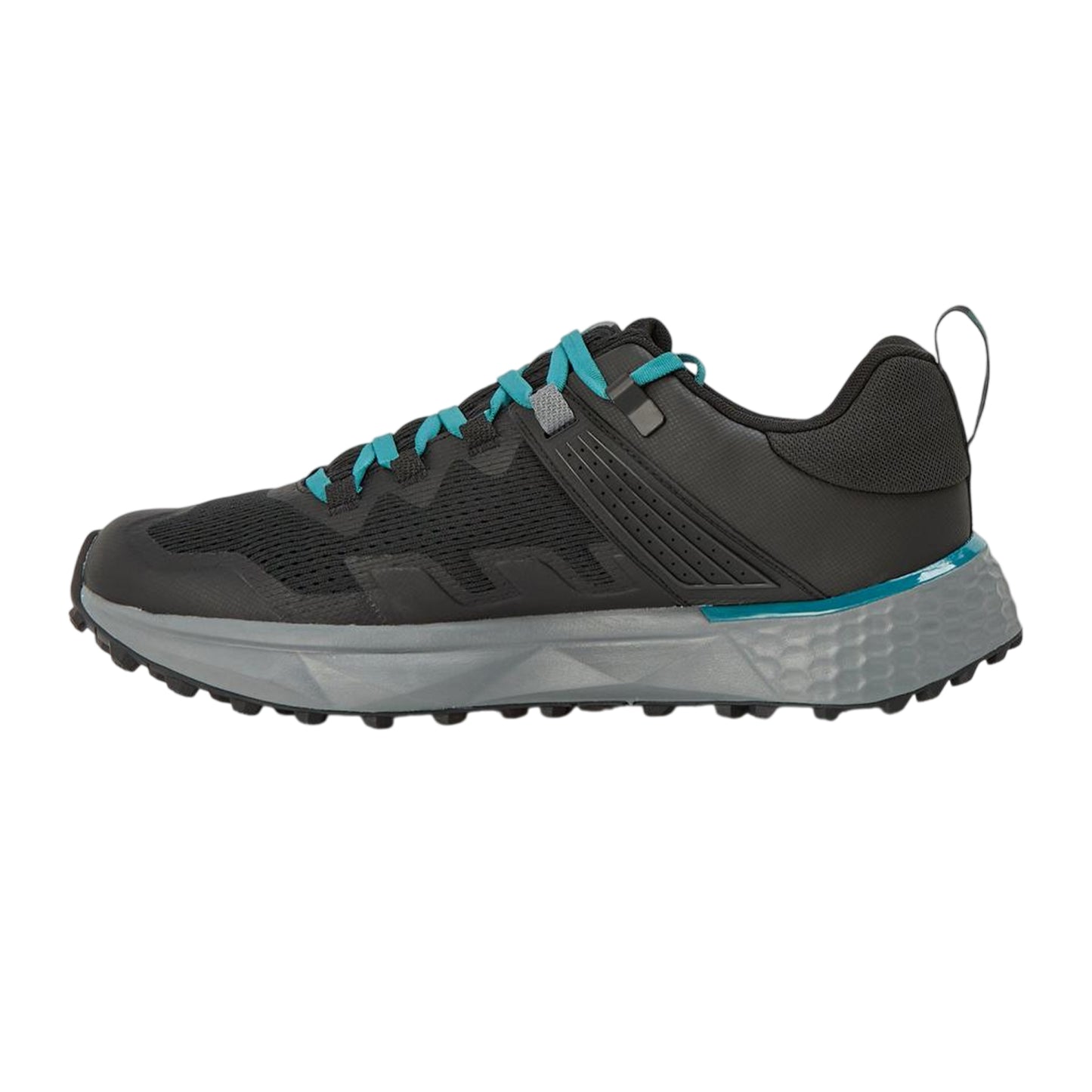 Black-Teal - Back - Columbia Womens-Ladies Facet Leather Trainers