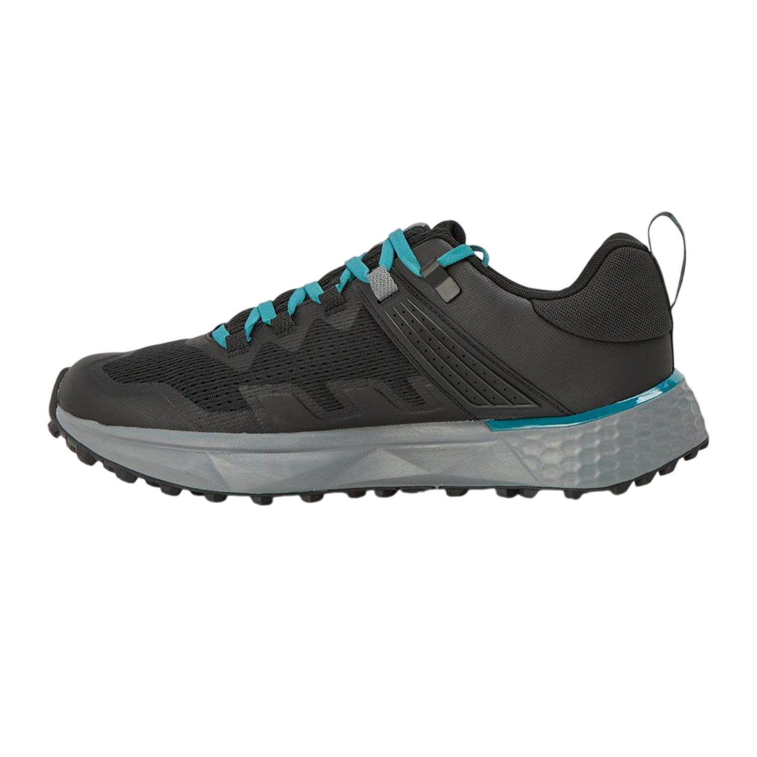 Black-Teal - Back - Columbia Womens-Ladies Facet Leather Trainers