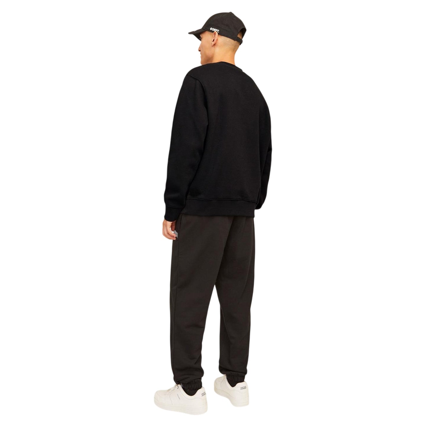 Black - Pack Shot - Jack And Jones Mens Urban Edge Brushed Sweatshirt