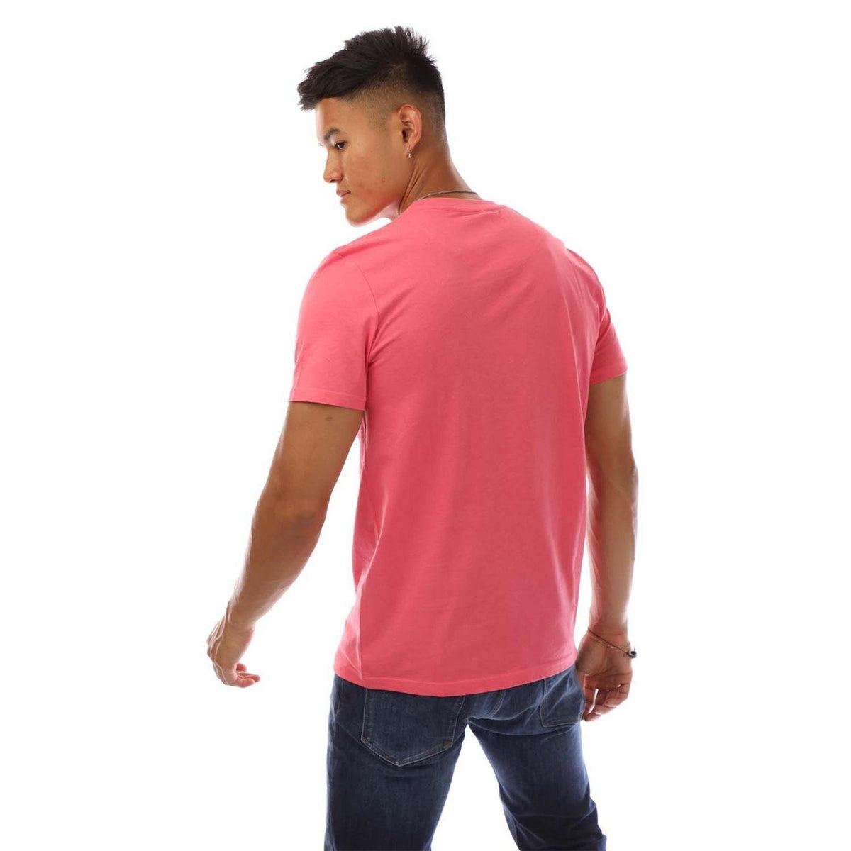 Rose - Back - Weekend Offender Mens Bridgetown Plain Logo Regular T-Shirt