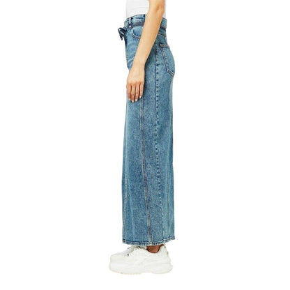 Bright Blue - Lifestyle - Hugo Womens-Ladies Getini Denim Maxi Skirt