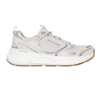 Natural - Front - Skechers Womens-Ladies Edgeride Silver Eclipse Trainers