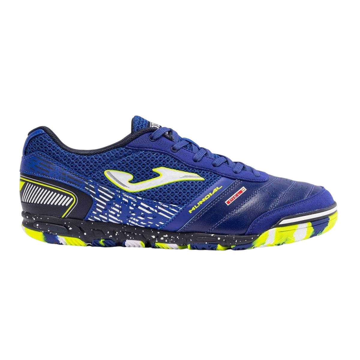 Royal Blue - Front - Joma Mens Mundial Leather Indoor Football Trainers