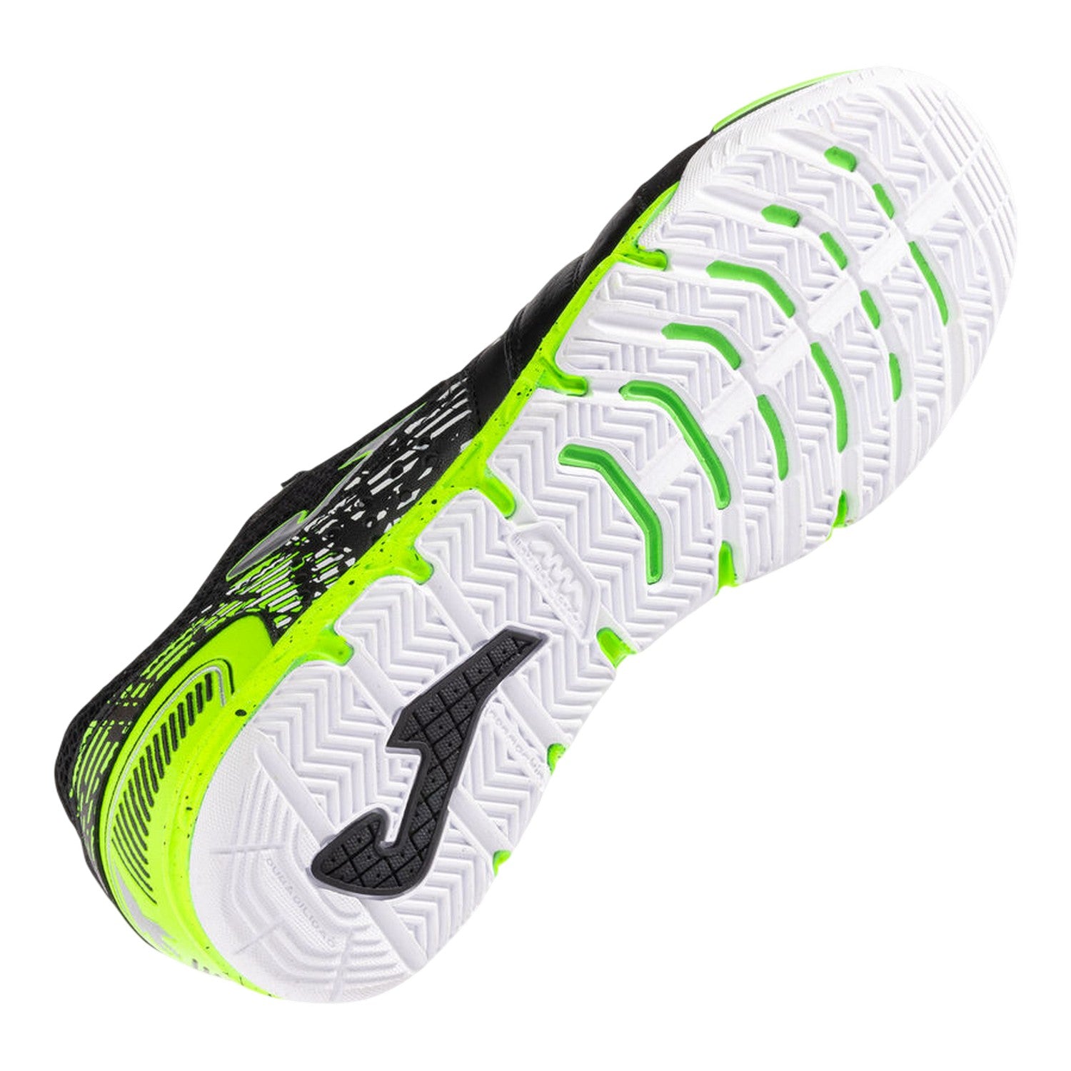 Black-Yellow - Lifestyle - Joma Mens Mundial Leather Indoor Football Trainers