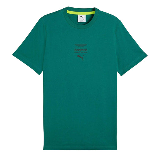 Green - Front - Puma Mens Motorsport Aston Martin F1 Logo T-Shirt