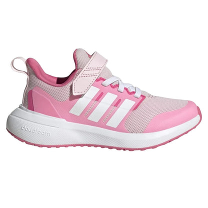 Pink-White - Front - Adidas Childrens-Kids FortaRun 2.0 Trainers